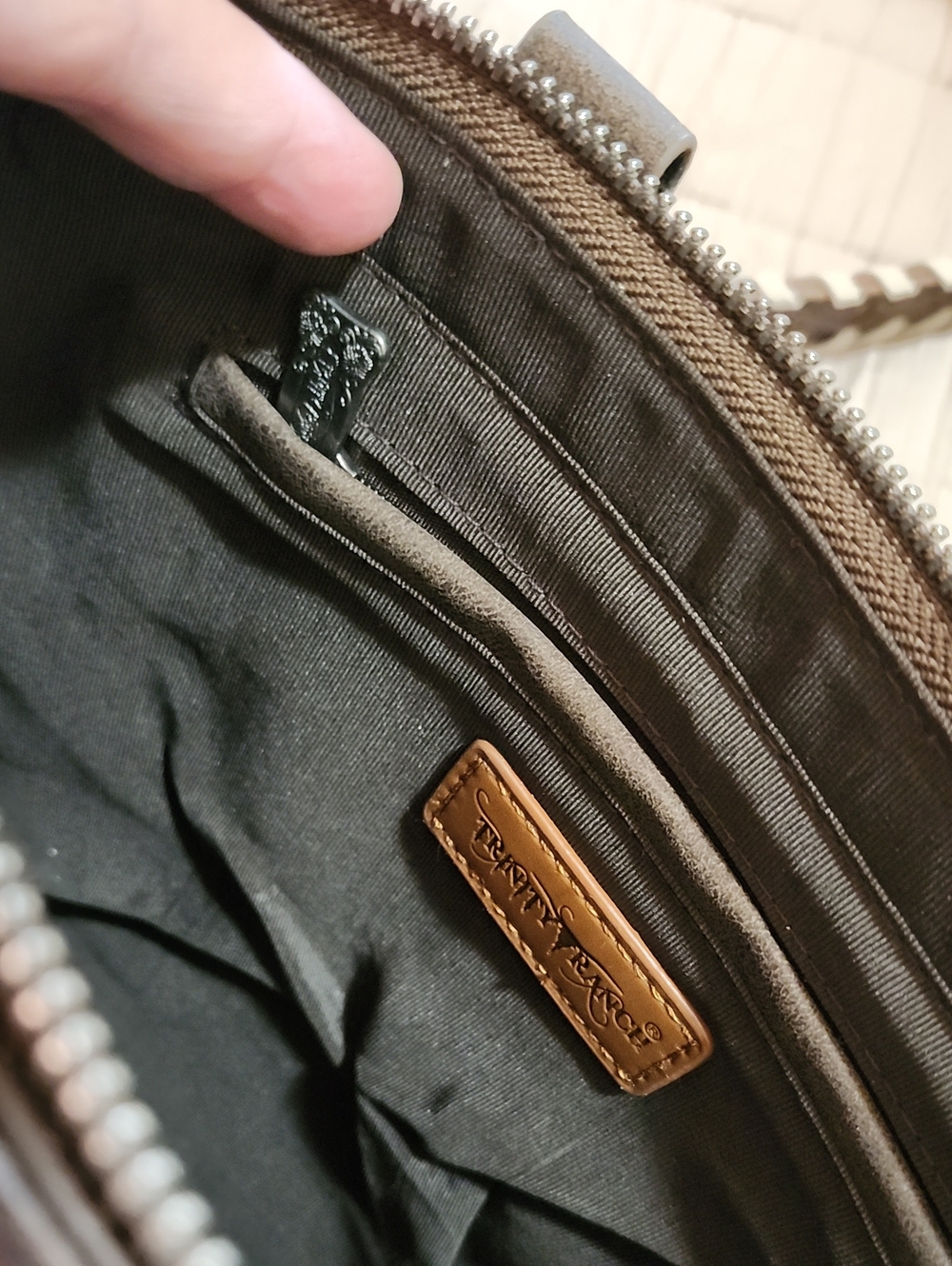 Trinity Ranch Tooled Fringe Tote  Satchel Conceal Carry Handbag NWT - Picture 12 of 12